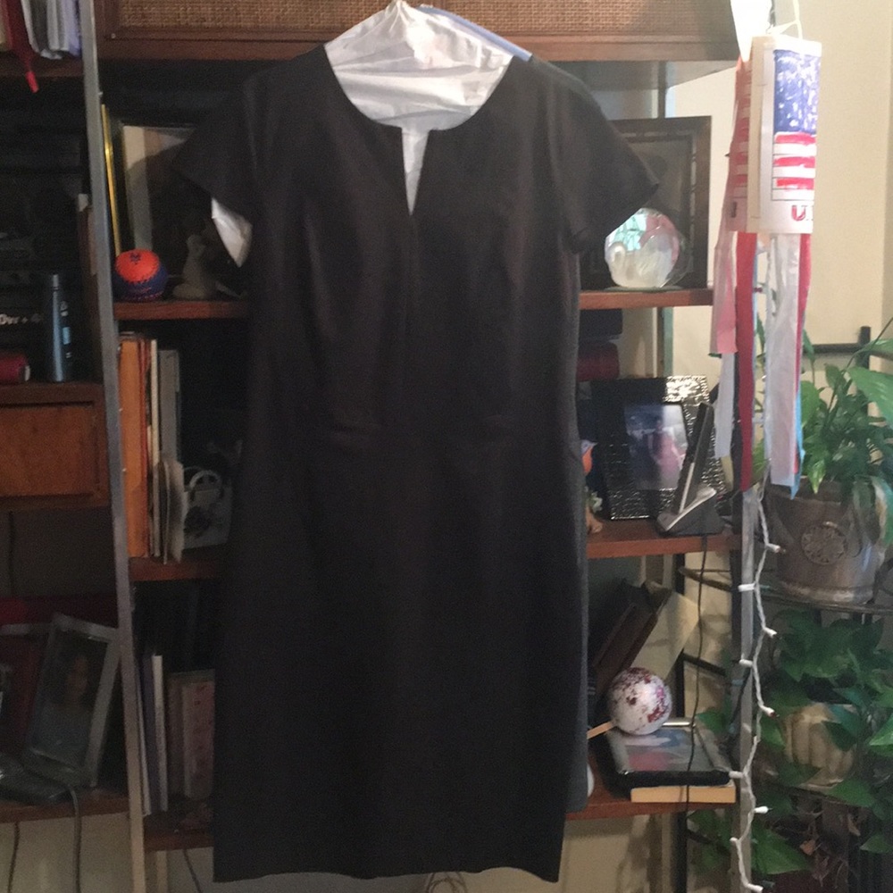 2 Banana Republic Dresses - One Black, One Gray